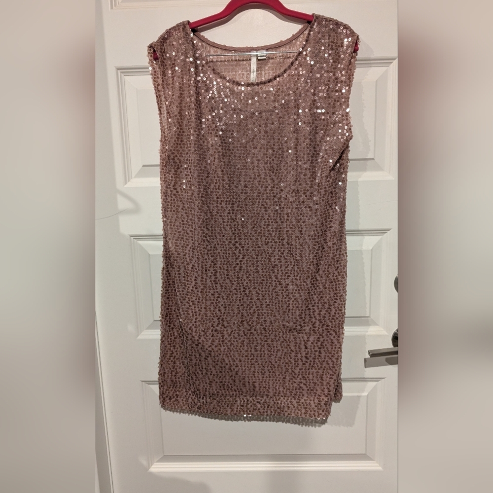 LC Lauren Conrad Sequin Midi Dress
